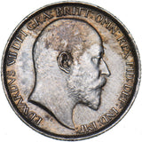 1906 Sixpence - Edward VII British Silver Coin - Very Nice