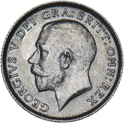 1919 Sixpence - George V British Silver Coin - Very Nice