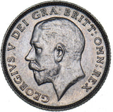 1924 Sixpence - George V British Silver Coin - Nice