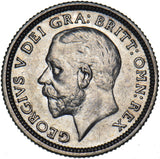 1926 Sixpence - George V British Silver Coin - Very Nice
