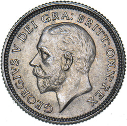 1926 Sixpence - George V British Silver Coin - Superb