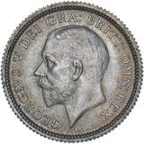 1927 Sixpence - George V British Silver Coin - Superb
