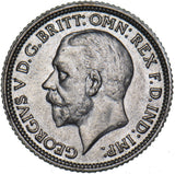 1928 Sixpence - George V British Silver Coin - Very Nice