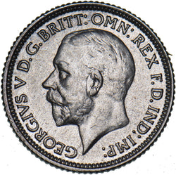 1929 Sixpence - George V British Silver Coin - Very Nice