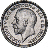 1929 Sixpence - George V British Silver Coin - Very Nice