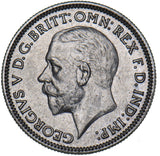 1931 Sixpence - George V British Silver Coin - Very Nice