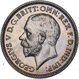 1933 Sixpence - George V British Silver Coin - Very Nice
