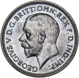 1936 Sixpence - George V British Silver Coin - Superb