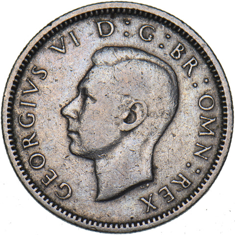 1952 Sixpence - George VI British  Coin