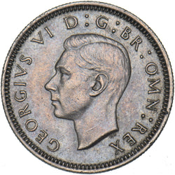 1952 Sixpence - George VI British  Coin - Very Nice