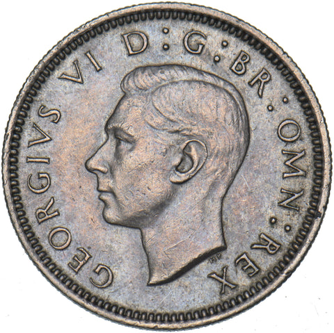 1952 Sixpence - George VI British  Coin - Very Nice
