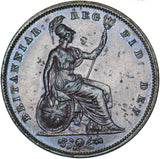 1841 Penny - Victoria British Copper Coin - Very Nice