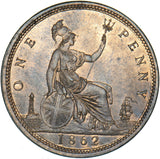 1862 Penny (F39) - Victoria British Bronze Coin - Superb