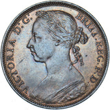 1890 Penny - Victoria British Bronze Coin - Superb