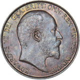 1904 Penny - Edward VII British Bronze Coin - Superb