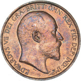 1906 Penny - Edward VII British Bronze Coin - Superb