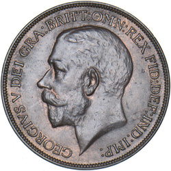 1926 Penny - George V British Bronze Coin - Superb