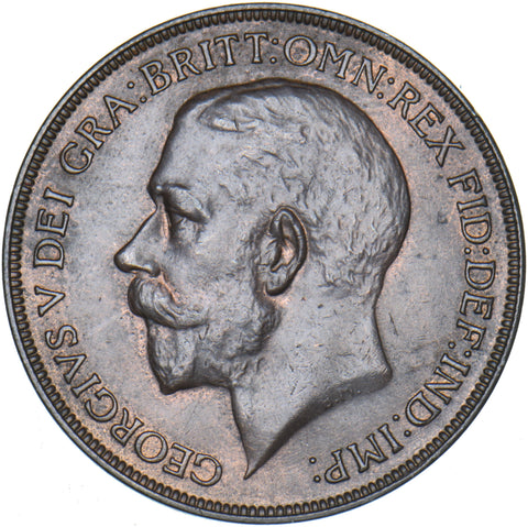 1926 Penny - George V British Bronze Coin - Superb