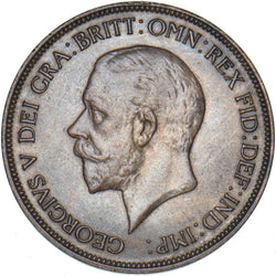 1934 Penny - George V British Bronze Coin - Very Nice