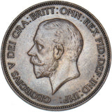 1934 Penny - George V British Bronze Coin - Very Nice