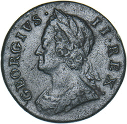 1749 Halfpenny - George II British Copper Coin