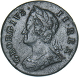 1749 Halfpenny - George II British Copper Coin