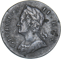 1746 Halfpenny - George II British Copper Coin