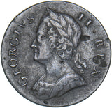 1746 Halfpenny - George II British Copper Coin