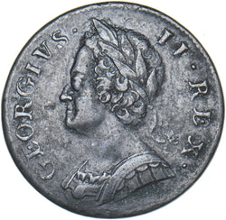 1751 Halfpenny - George II British Copper Coin