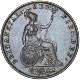1855 Halfpenny - Victoria British Copper Coin - Very Nice