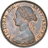 1862 Halfpenny - Victoria British Bronze Coin - Superb