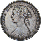 1871 Halfpenny - Victoria British Bronze Coin - Nice