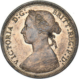 1889 Halfpenny - Victoria British Bronze Coin - Superb