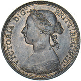 1891 Halfpenny - Victoria British Bronze Coin - Superb