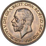 1934 Halfpenny - George V British Bronze Coin - Superb