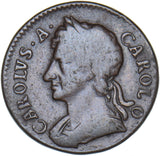 1675 Farthing - Charles II British Copper Coin