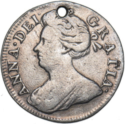 1710 Maundy Fourpence (Holed) - Anne British Silver Coin