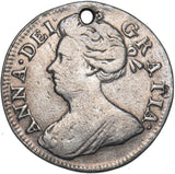 1710 Maundy Fourpence (Holed) - Anne British Silver Coin