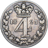 1823 Maundy Fourpence - George IV British Silver Coin