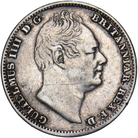 1832 Maundy Fourpence - William IV British Silver Coin - Nice