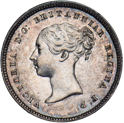 1842 Maundy Fourpence - Victoria British Silver Coin - Very Nice