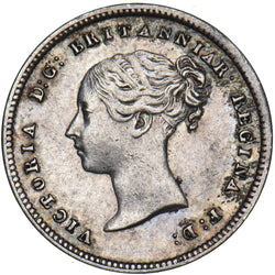 1844 Maundy Fourpence - Victoria British Silver Coin - Nice