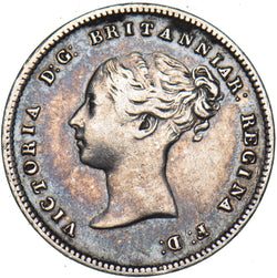 1856 Maundy Fourpence - Victoria British Silver Coin - Nice