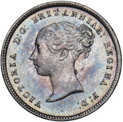 1866 Maundy Fourpence - Victoria British Silver Coin - Very Nice