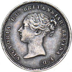 1871 Maundy Fourpence - Victoria British Silver Coin - Nice
