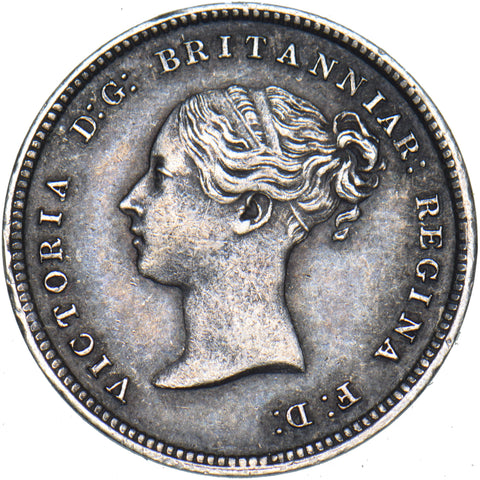 1871 Maundy Fourpence - Victoria British Silver Coin - Nice