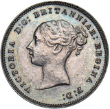 1881 Maundy Fourpence - Victoria British Silver Coin - Very Nice