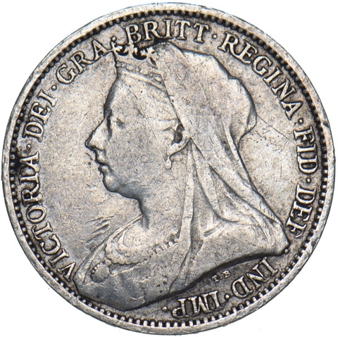 1893 Maundy Fourpence - Victoria British Silver Coin