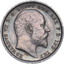 1903 Maundy Fourpence - Edward VII British Silver Coin - Very Nice