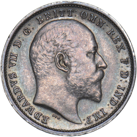 1903 Maundy Fourpence - Edward VII British Silver Coin - Very Nice
